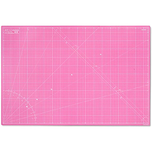 Elan A1 Cutting Mat pink and purple 5-ply self-healing large cutting surface with metric grid for latex work
