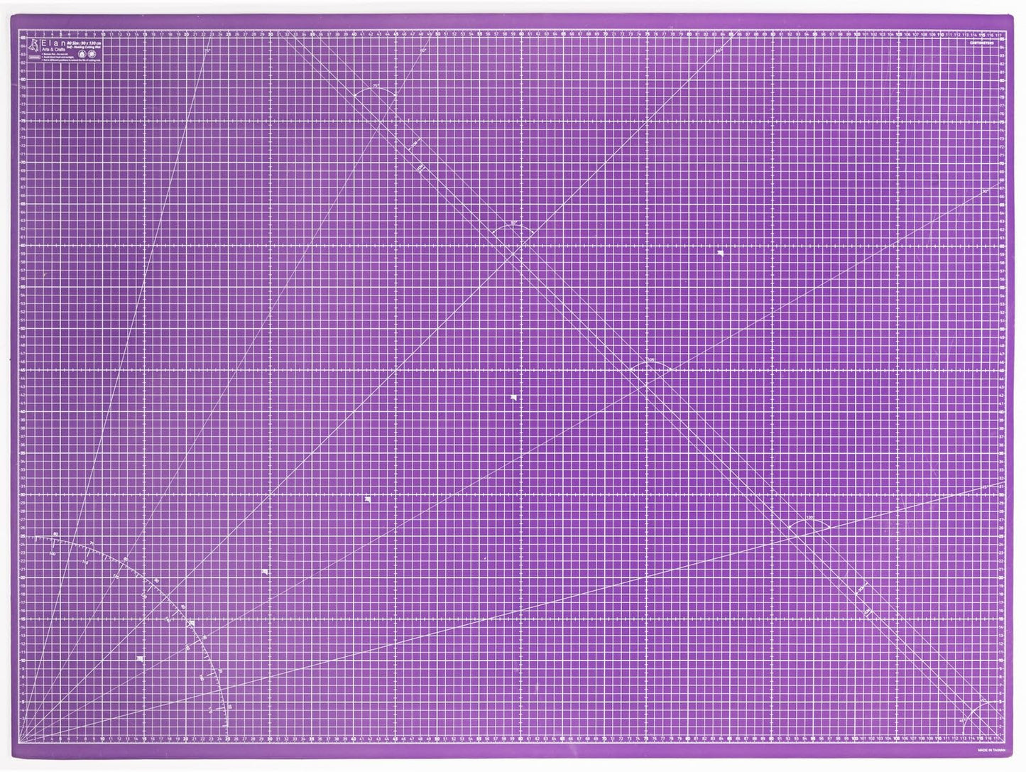 Elan A0 Cutting Mat pink and purple self-healing 5-ply PVC craft board 120x90 cm