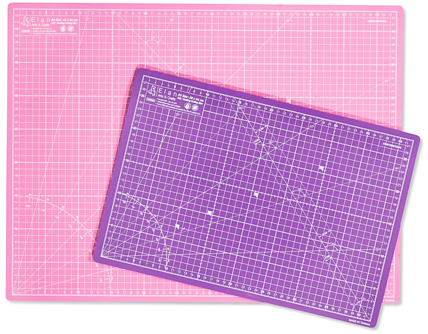 Elan A0 Cutting Mat pink and purple self-healing board 120x90 cm for crafts
